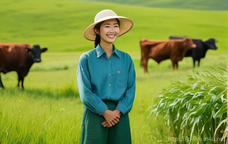 축산업 성공적인 프리랜서 경로 - **Prompt 1: Smart Livestock Management in Japan**
    "A clean, brightly lit, modern Japanese dairy ...